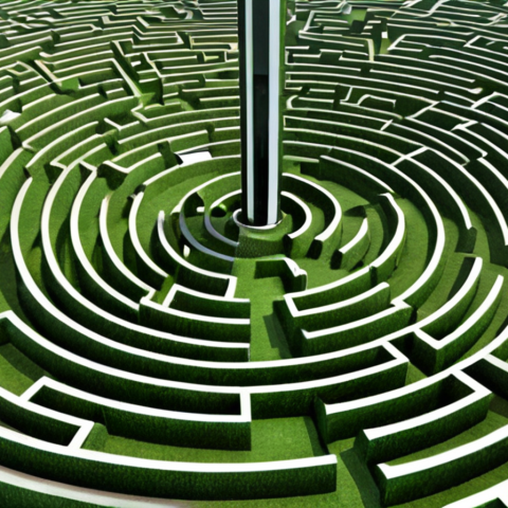 **

A vast, complex maze symbolizing the confusing landscape of Linux certifications, with paths leading to different certifications like CompTIA Linux+, RHCE, and LFCS. Emphasize the feeling of choice and potential confusion. Consider a digital, futuristic style.

**