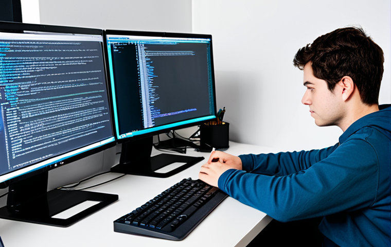 리눅스 필기 시험에서 자주 출제되는 문제 유형 - **Prompt:** A system administrator troubleshooting network connectivity in a server room, surrounded...
