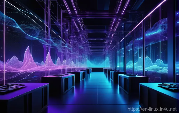 리눅스 실무에서 자주 발생하는 보안 위협 사례 - **"A modern, well-lit office cubicle, meticulously clean except for a single detail. On the desk, a ...