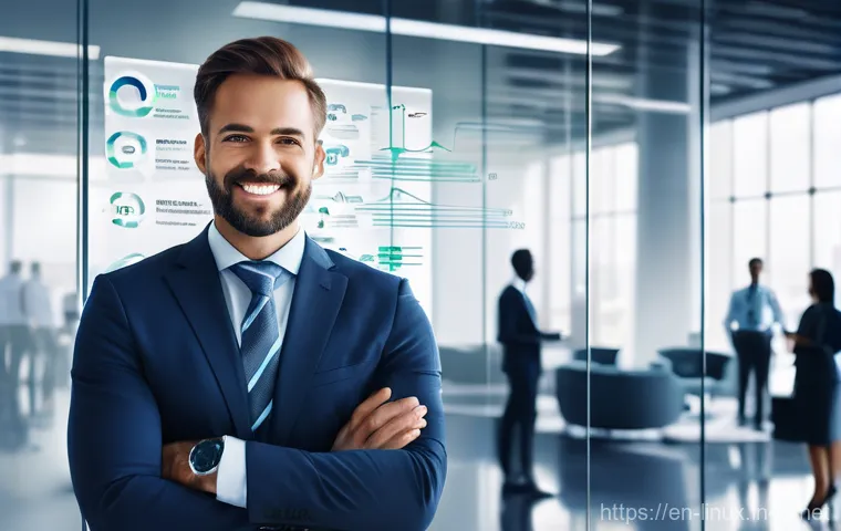 리눅스 자격증 취득을 위한 필기 실기 공부법 - **Prompt:** A focused individual, wearing comfortable but modest casual clothing (such as a t-shirt ...